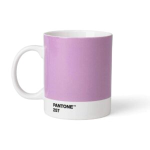 pantone porcelain mugs 375 ml, porcelain, light purple 257, 8.4 x 8.4 x 12.1 cm, 101030257