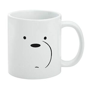 graphics & more we bare bears ice bear ceramic coffee mug, novelty gift mugs for coffee, tea and hot drinks, 11oz, white