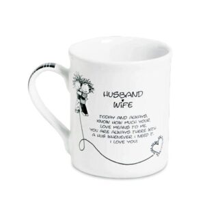 Enesco 4004610 Husband & Wife Mug 16 oz.