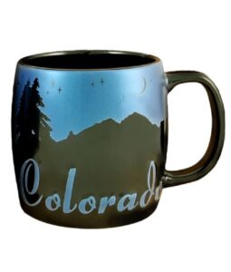 americaware smcol07 colorado 22 oz night sky silhouette mug