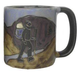mara stoneware mug - hiker - 16 oz