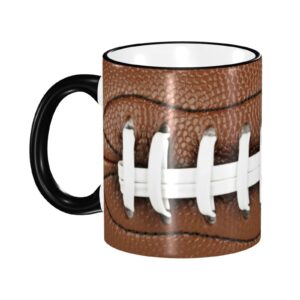 augenstern ceramic coffee mug 3d american football novelty tea cup