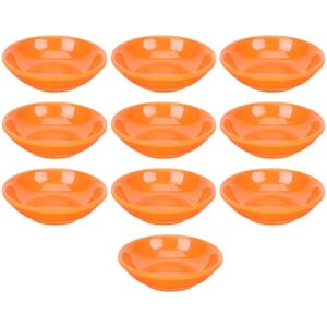upkoch household dipping bowl 10pcs small dipping bowls soy sauce dish kitchen condiment dishes melamine dip soy sauce dishes side dishes for home kitchen vinegar dish