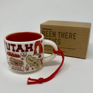 Starbucks UTAH Been There Collection Ceramic Espresso Mug Demitasse Ornament 2 oz