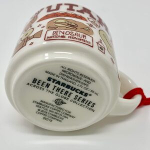 Starbucks UTAH Been There Collection Ceramic Espresso Mug Demitasse Ornament 2 oz