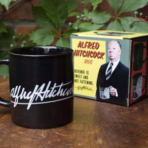 Heat Changing Alfred Hitchcock Movie Titles Mug - Add Coffee and His Most Famous Films Appear