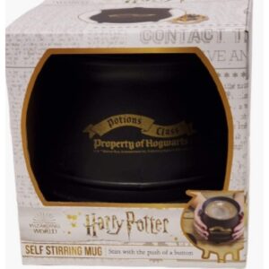 Harry Potter Blue Sky Designs SELF Stirring Cauldron Mug, Black, 62581