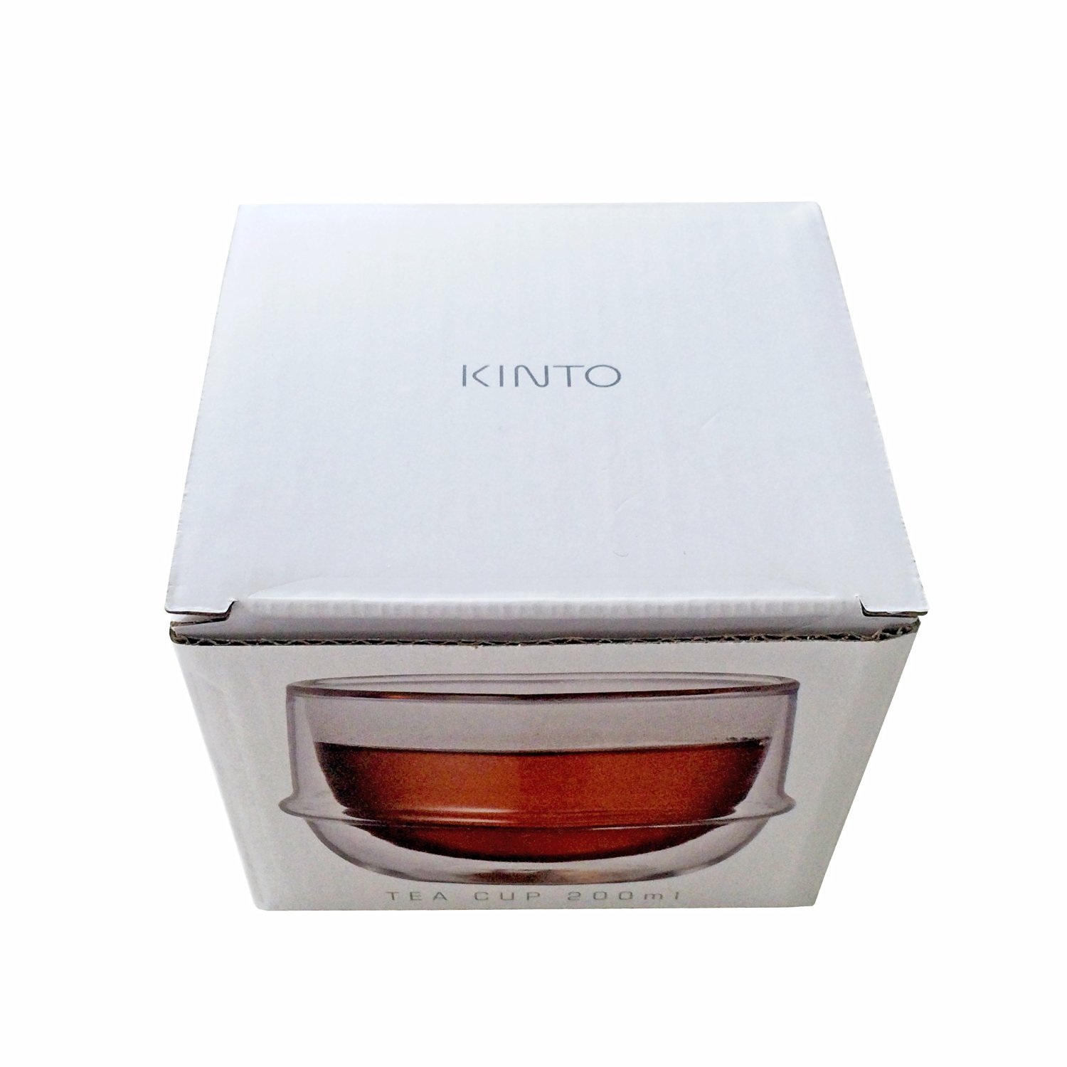 Double-Walled Kinto KRONOS Tea Glass - Maintains Temperature - Prevents Condensation - Set of 2-200 ml (6.75 fl. oz.) each