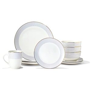 elle collection lorraine round dinnerware set 16-piece porcelain dinner set w/ 4 dinner plates,4 salad plates,4 bowls & 4 mugs,lorraine,10.5",7892-16-rb
