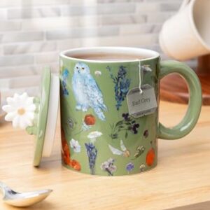 Silver Buffalo Harry Potter Fantasy Floral 18oz. Ceramic Mug Standard