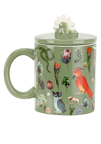 Silver Buffalo Harry Potter Fantasy Floral 18oz. Ceramic Mug Standard