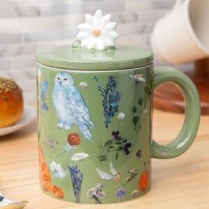 Silver Buffalo Harry Potter Fantasy Floral 18oz. Ceramic Mug Standard