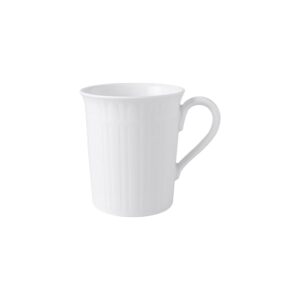 villeroy & boch cellini mug, 10 oz, white