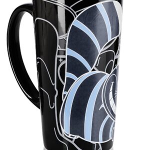 Gift Republic GR450029 Cheshire Cat Heat Chaning Mug, Large (Pack of 1), BLACK