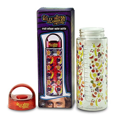 Willy Wonka Fruit Infuser Water Bottle - Not Machine Specific