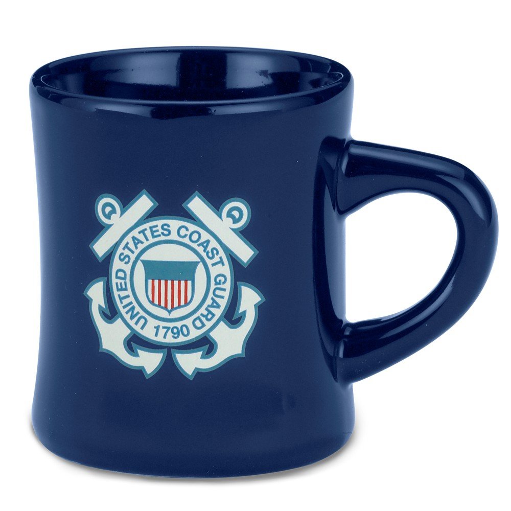 United States Coast Guard Navy Military Stoneware Coffee Diner Mug by Cornell