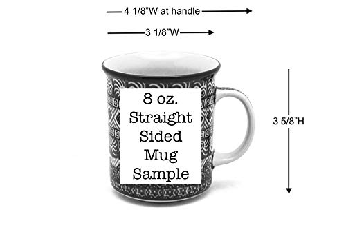 Polish Pottery Mug - Straight Sided - Unikat Signature - U4661