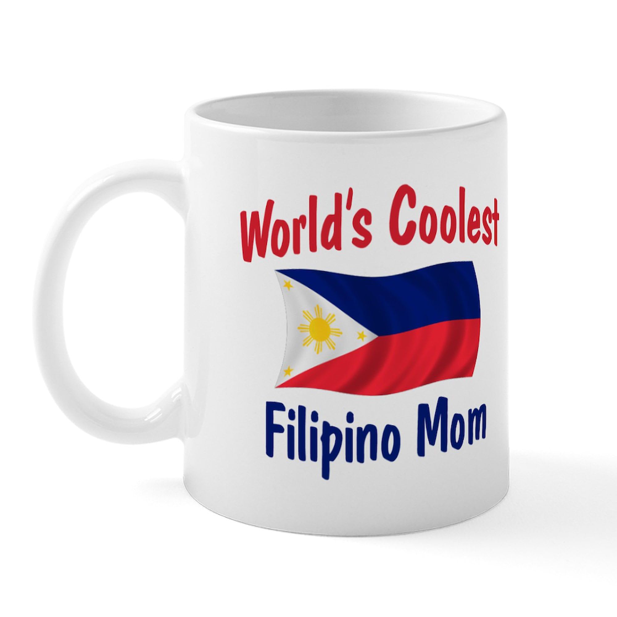 CafePress Coolest Filipino Mom Mug 11 oz (325 ml) Ceramic Coffee Mug