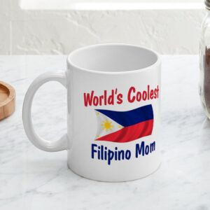 CafePress Coolest Filipino Mom Mug 11 oz (325 ml) Ceramic Coffee Mug