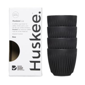 Huskee - HuskeeCup (4-Pack) (Charcoal, 8oz)