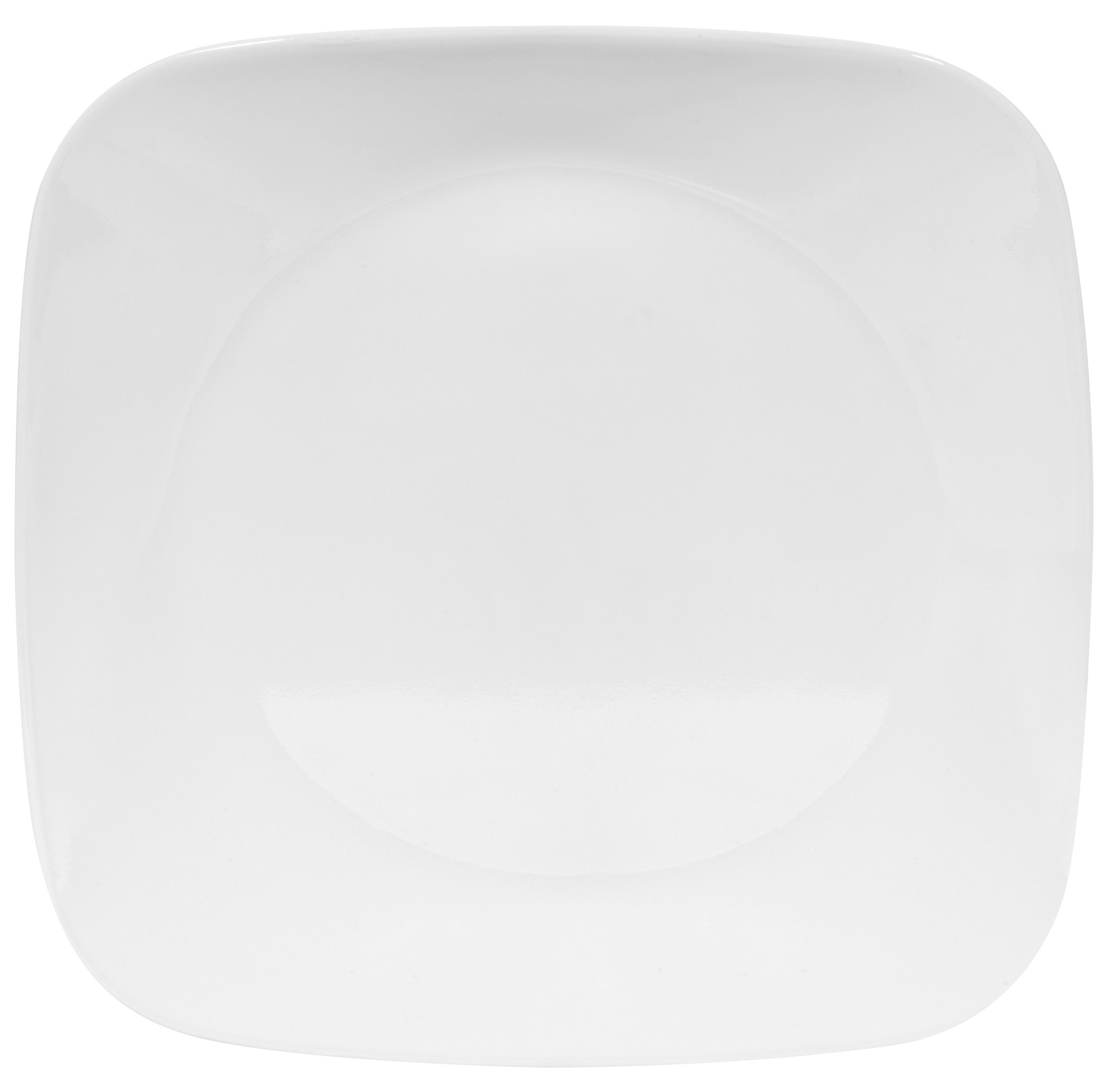 Corelle Square 8-3/4-Inch Luncheon Plate, Pure White