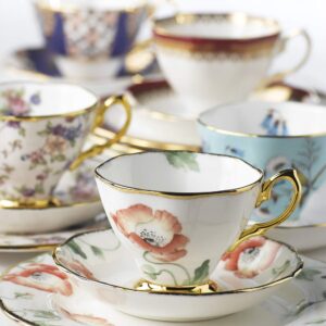 Royal Albert 100 Years 1950-1990 5-Piece Teacup & Saucer Set