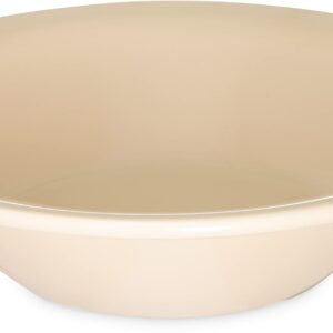 Carlisle FoodService Products Kingline Reusable Plastic Bowl Fruit Bowl for Home and Restaurant, Melamine, 5 Ounces, Tan, (Pack of 48)