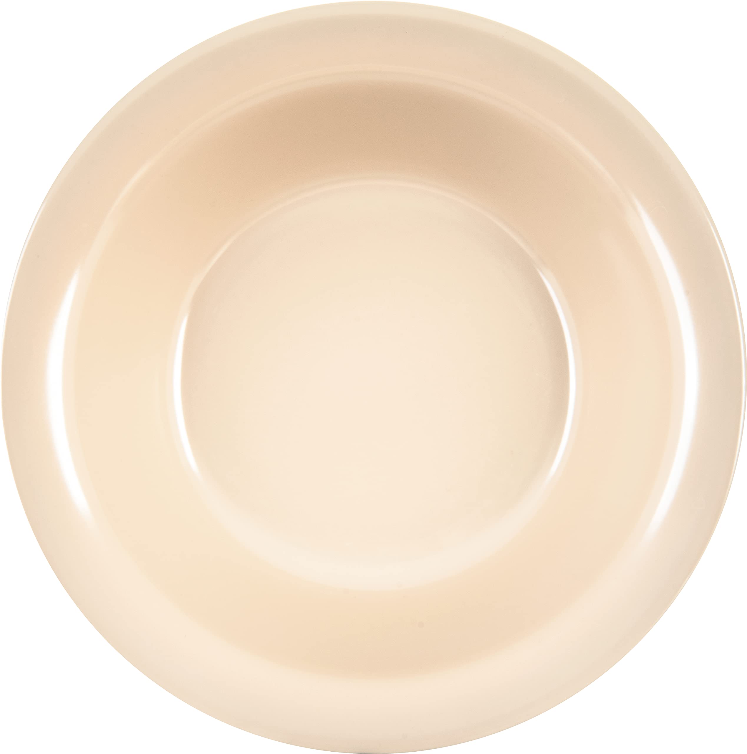 Carlisle FoodService Products Kingline Reusable Plastic Bowl Fruit Bowl for Home and Restaurant, Melamine, 5 Ounces, Tan, (Pack of 48)