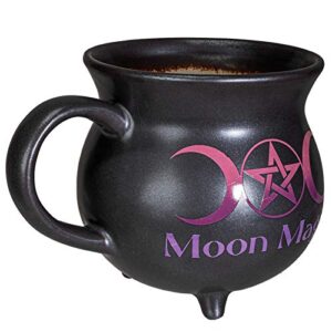 Pacific Giftware Moon Magic Witch Cauldron Glazing Ceramic Porcelain Coffee Mug Soup Bowl