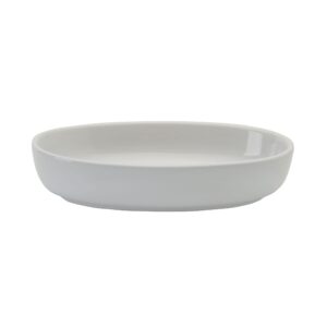 Pfaltzgraff Burrito Oval Set of 4 Dip Fruit Bowls, 7-Inch, White