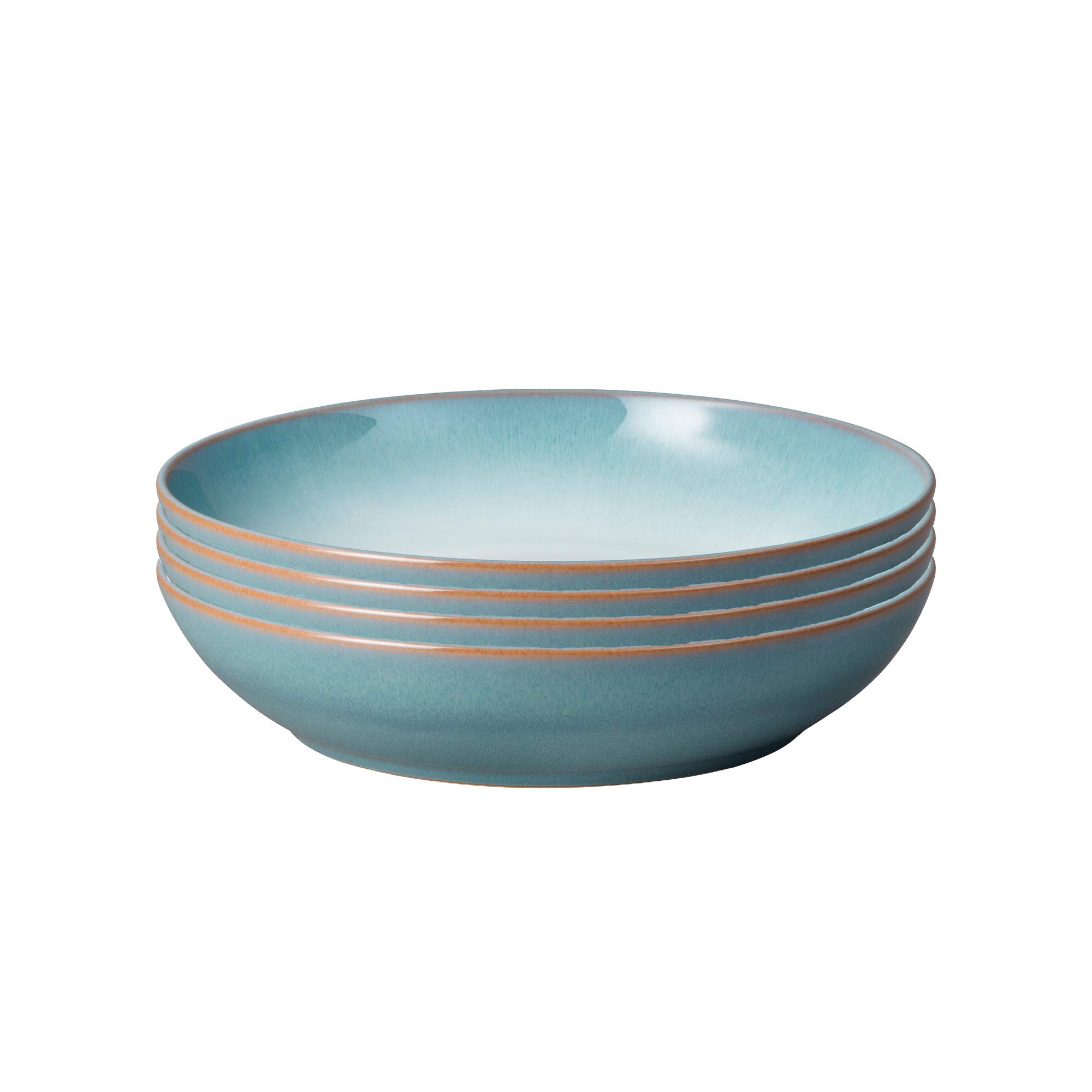 Denby 123049944 Azure Haze 4 Piece Pasta Bowl Set