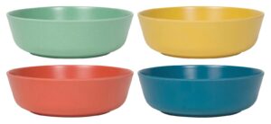 now designs ecologie dinner bowls, set of four, fiesta colors