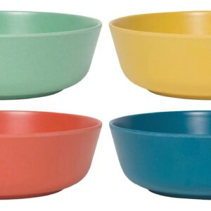 Now Designs Ecologie Dinner Bowls, Set of Four, Fiesta Colors