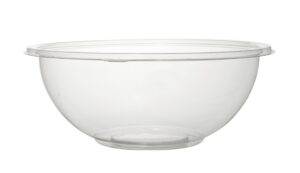 fineline settings super bowls clear 320 oz. salad bowl pet 25 pieces