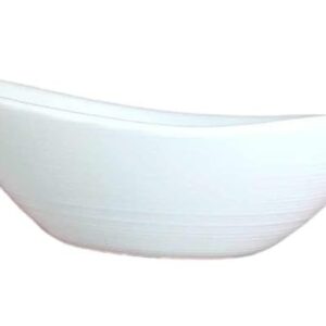 Bormioli Rocco Prometeo 6" Opal Glass Small Bowls, White, Set of 12