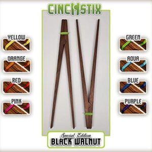 Kids Chopsticks, training, learning, helper, CinchStix Black Walnut - Fun, Easy Chopsticks, 2pair