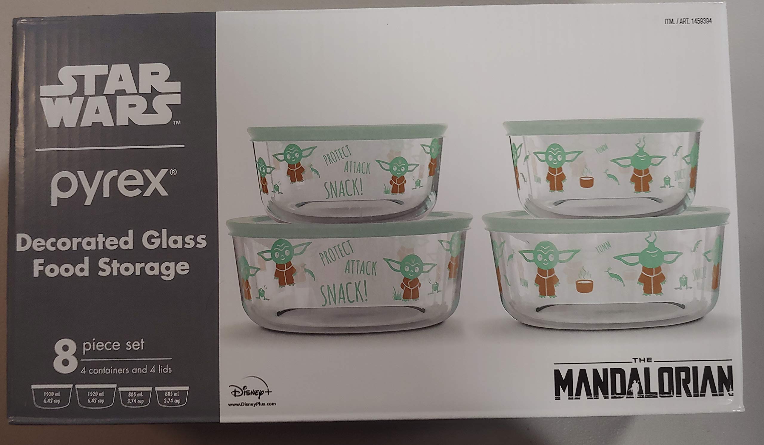 Pyrex Star Wars Mandalorian 8 Piece Bowl Set