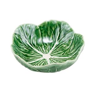 bordallo pinheiro cabbage cereal bowl, 6"