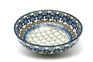 polish pottery bowl - contemporary salad - primrose