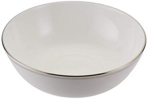 lenox place setting bowl federal platinum, white