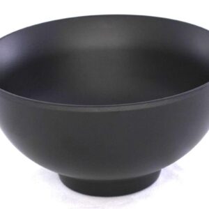 Lucky Star Melamine Round Bowls Soup Rice Desert Sauce, 4-3/8“ dia. X 2-1/4” H, Capacity: 8 oz, Black (20)