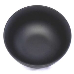 Lucky Star Melamine Round Bowls Soup Rice Desert Sauce, 4-3/8“ dia. X 2-1/4” H, Capacity: 8 oz, Black (20)