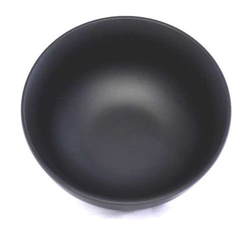 Lucky Star Melamine Round Bowls Soup Rice Desert Sauce, 4-3/8“ dia. X 2-1/4” H, Capacity: 8 oz, Black (20)