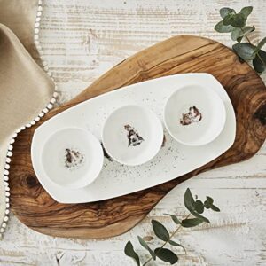 Wrendale Designs - 'Lettuce Be Friends' 3 Dishes and Tray Set