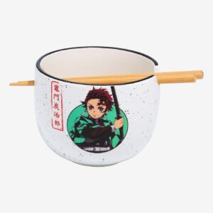 Demon Slayer: Kimetsu no Yaiba Tanjiro Kamado Ramen Bowl with Chopsticks