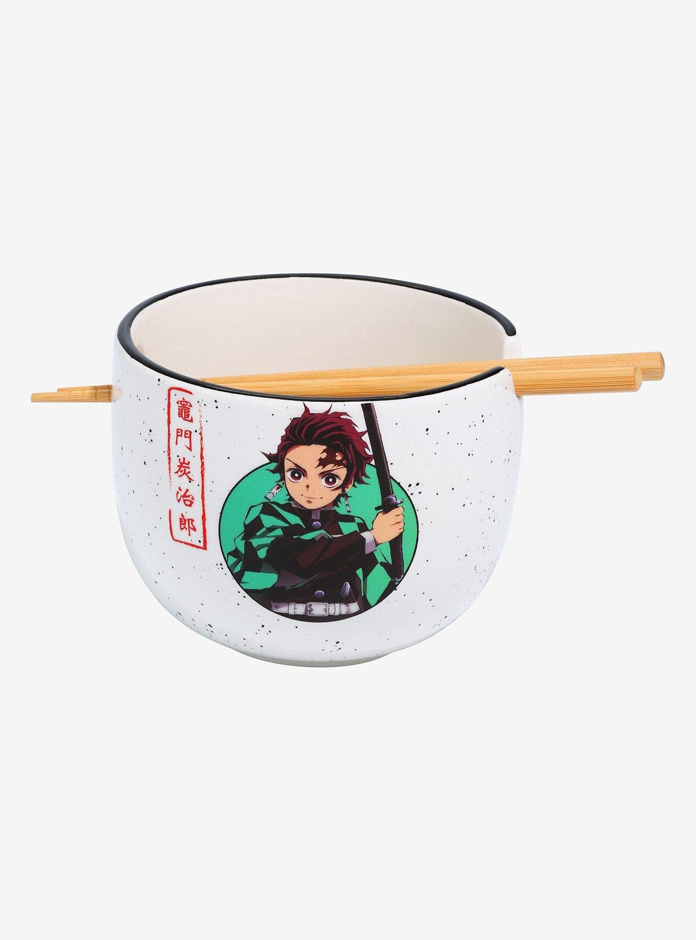 Demon Slayer: Kimetsu no Yaiba Tanjiro Kamado Ramen Bowl with Chopsticks