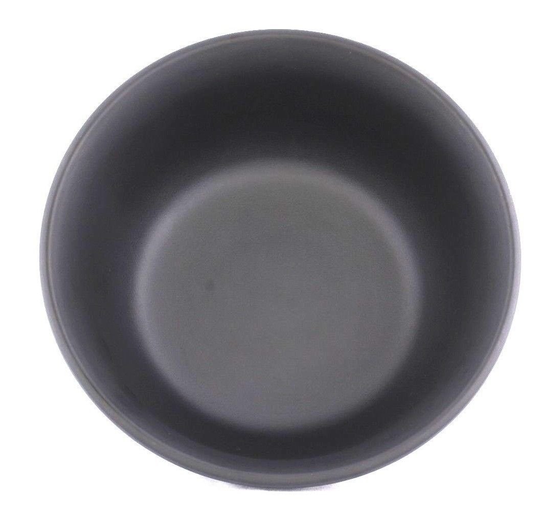 Lucky Star Melamine Round Bowls Set Ramen Vietnam Pho Noodles Soup Bowls, 6-3/4“ dia. X 3-1/4” H, Capacity: 32 oz, Black (16)