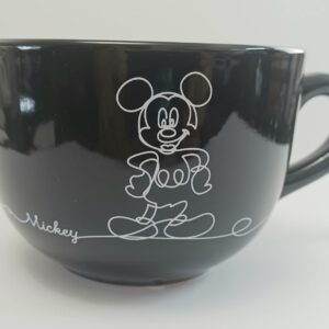 Disney Mickey Linear Black Soup Mug