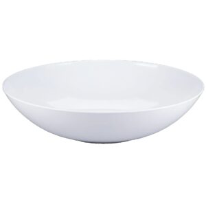 g.e.t. ml-241-w siciliano collection, white 26.6 qt. round melamine bowls (qty, 1)