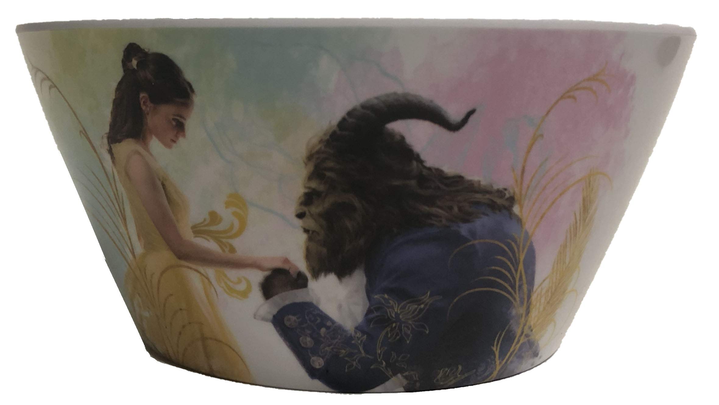 Zak Designs Kid's Soup Bowl and Bundles with Plates (Bowl 2 Pack, Beauty and the Beast)